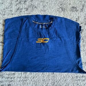 Under armour Tank top Steph Curry New Condition Blue Large